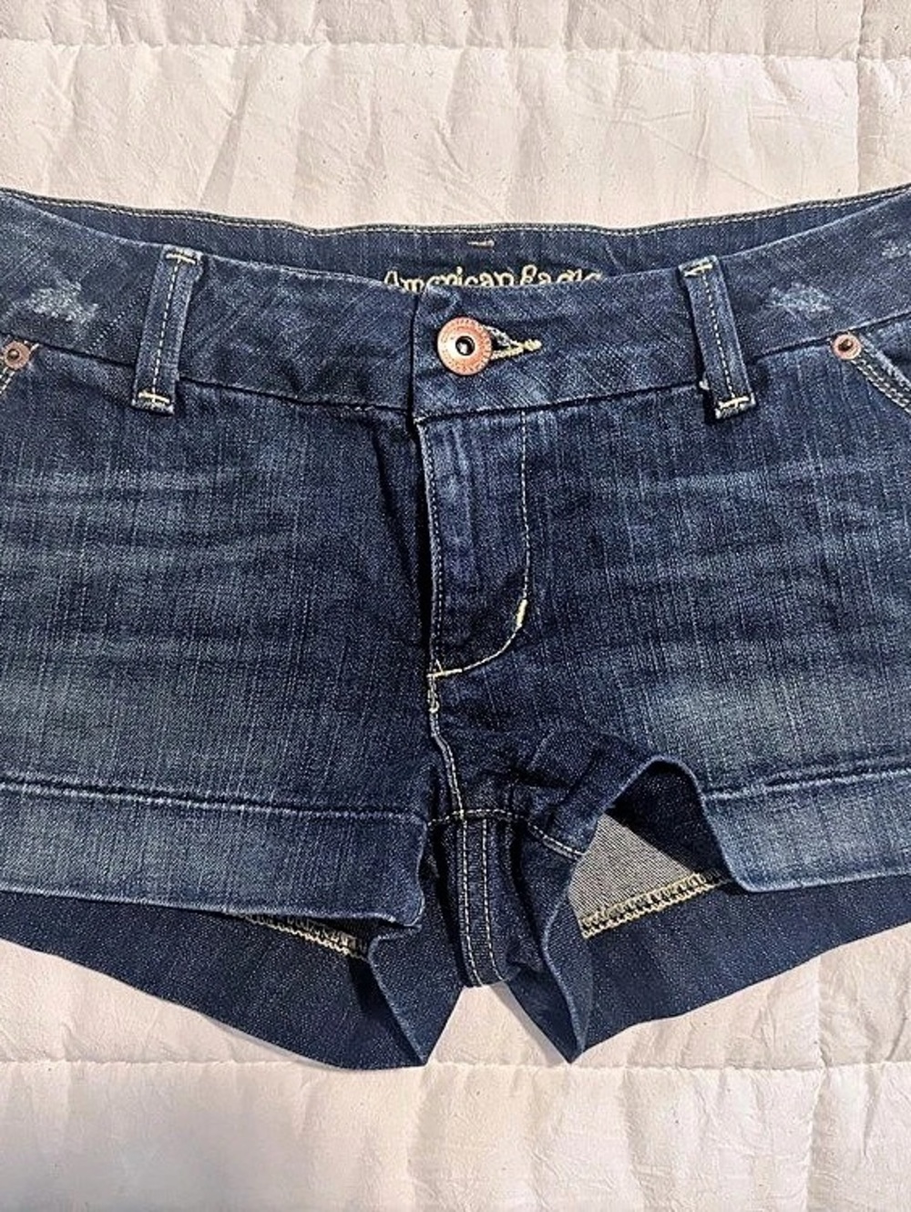 American Eagle Women's Denim Jean Shorts in Blue